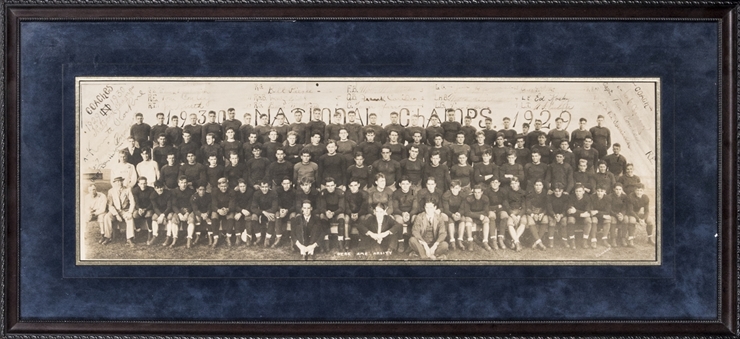 1930 National Champions Notre Dame Fighting Irish Team Photo With 28 Signatures Including Rockne, Metzger & Conley (JSA)
